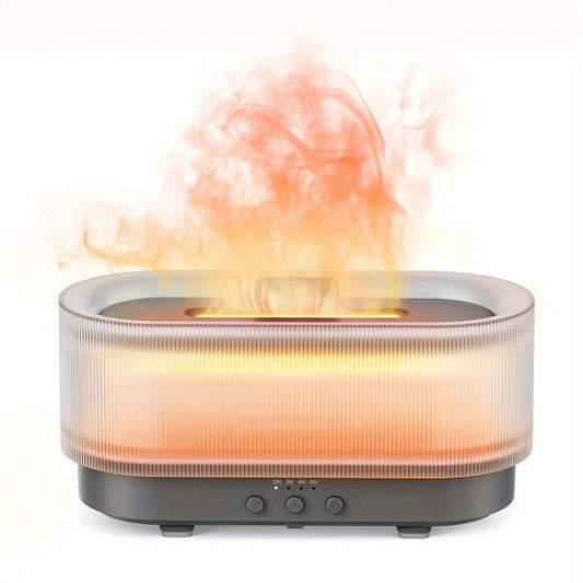Flame Air Diffuser Humidifier,Upgraded Scent Diffuser for Essential Oils,Ultrasonic Aromatherapy