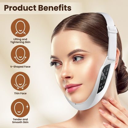 6-Mode 8-Speed Microcurrent EMS Face Slimming Device