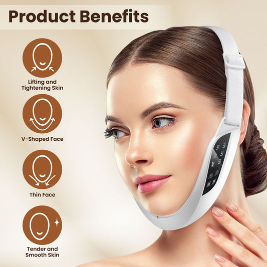 6-Mode 8-Speed Microcurrent EMS Face Slimming Device