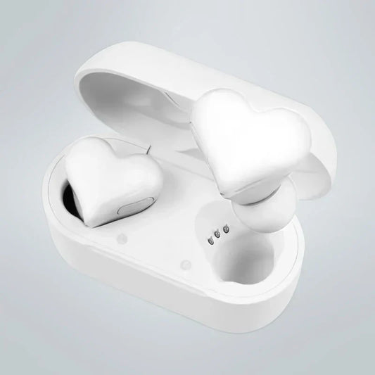 Heart-Shaped Bluetooth Headphones
